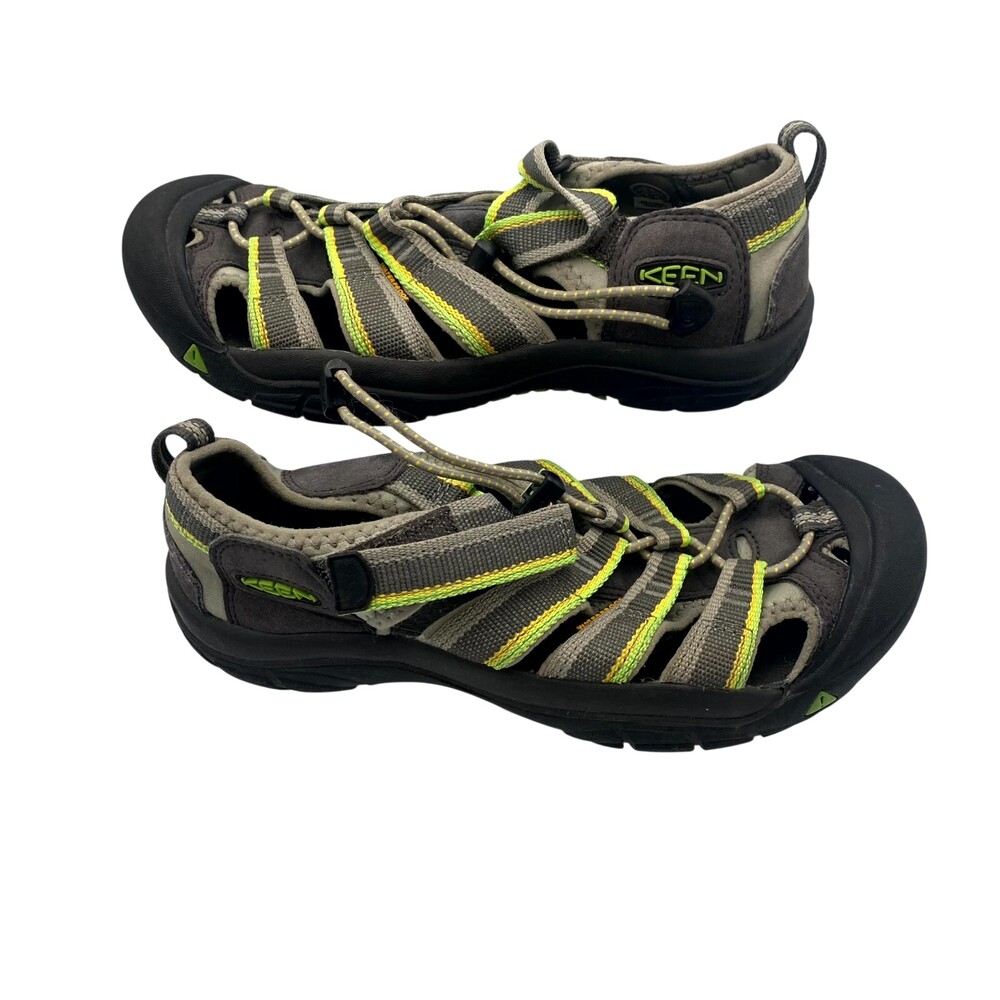 Keen Newport H2 1014266 Kid's 5 Sandals Gray Green Waterproof Trail Hiking Shoes